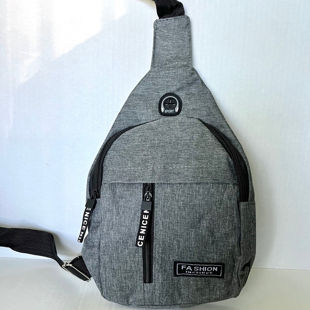 Unisex Sling Bag Chest Packs Cross Body Travel Sports Shoulder Backpack
